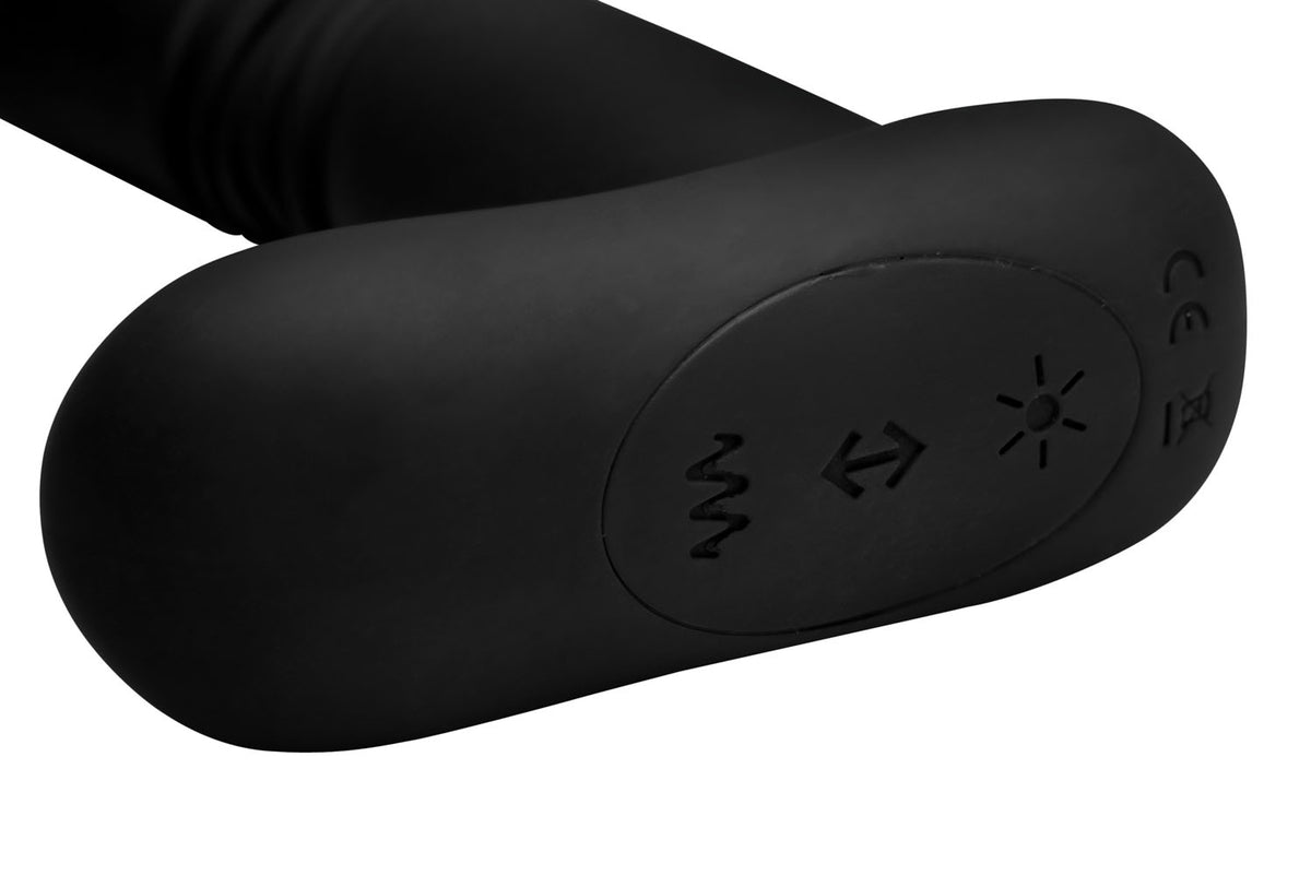 Silicone Thrusting Anal Plug With Remote Control by XR Brands