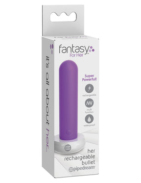Pipedream Her Rechargeable Bullet Vibrator — Compact - PD4941-12