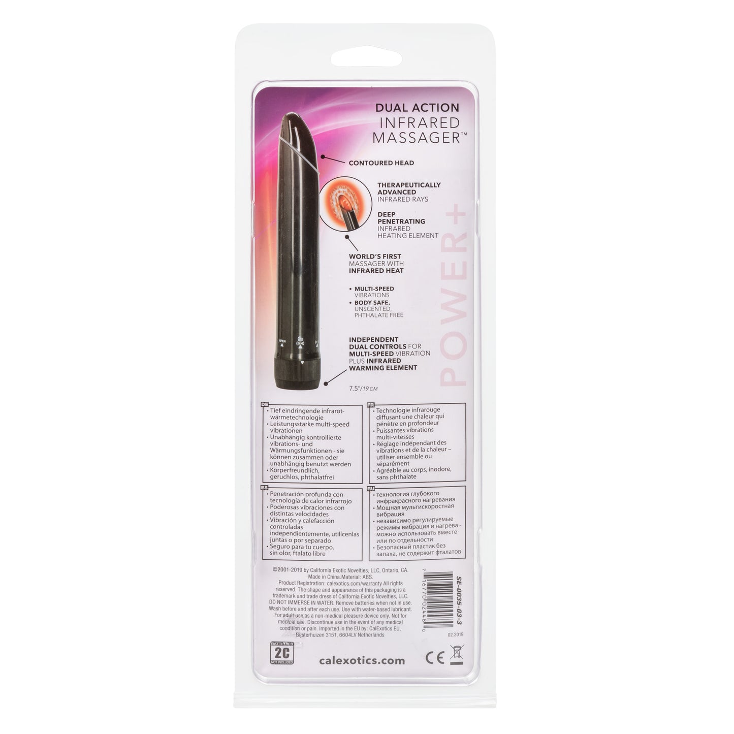 Dual Action Infrared Massager by CalExotics