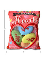 Little Genie X-Rated Valentine's Plushy Pillow Set (1 Outer + 5 Mini Hearts) - LG-CP.1302