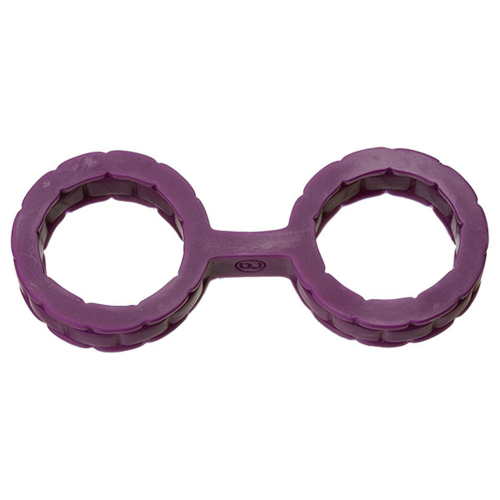 Japanese Bondage - Silicone Cuffs - Small - Purple by Doc Johnson