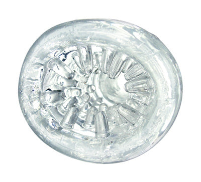 XR Brands Palm-Tec LX Vol 20 Clear TPR Stroker - PT-AC720