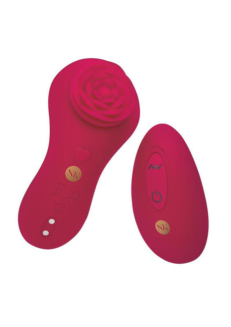 XGEN Secret Kisses Rose Surprise Magnetic Panty Vibe — Red - SK-1041