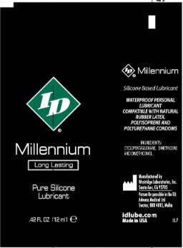 I.D. Lubricants Millennium Silicone Lubricant Tubes, 12 ml x72 - ID-MIT-B0