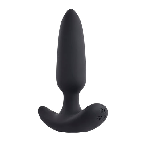 Evolved Novelties Black Beauty Anal Vibrating Plug — Black, 4.46" - SL-RS-4202-2