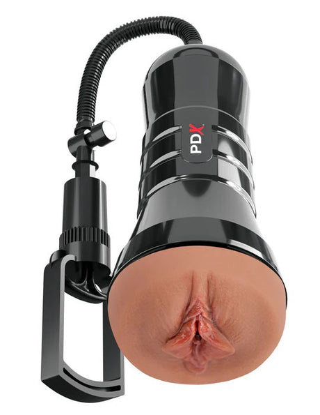 Pipedream PDX Extreme Super Sucker XXL Stroker — Brown, 10.75 in - PDRD448-29