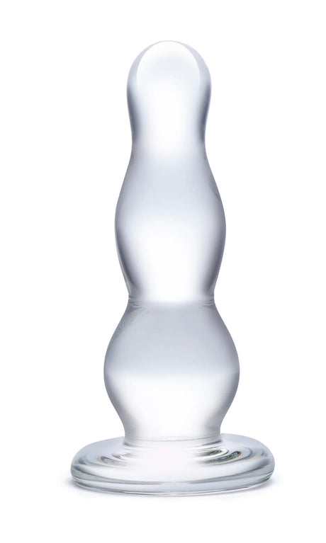 "4 Inch Glass Butt Plug GLAS-140"