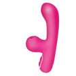 XR Brands G-Spot Rabbit Vibrator — Pink, Phthalate-Free Silicone - BNG-AH476