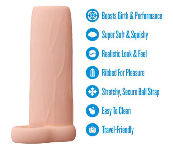 Blush Performance 4.25 Inch Enhancement Sleeve - Beige - BL-26833