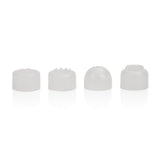 CalExotics Compact Waterproof Travel Massager with 4 Tips - White - SE2104012
