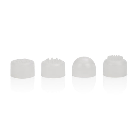 CalExotics Compact Waterproof Travel Massager with 4 Tips - White - SE2104012
