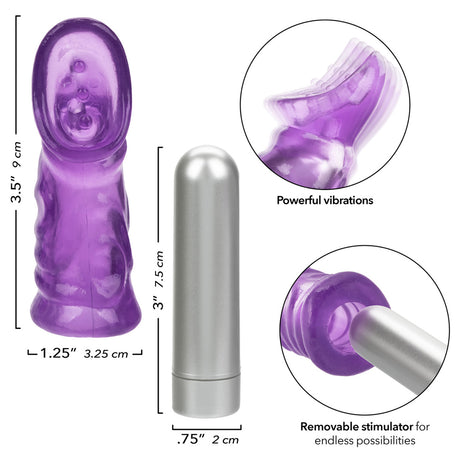CalExotics Clit Climax Clitoral Stimulator — Purple - SE0597103