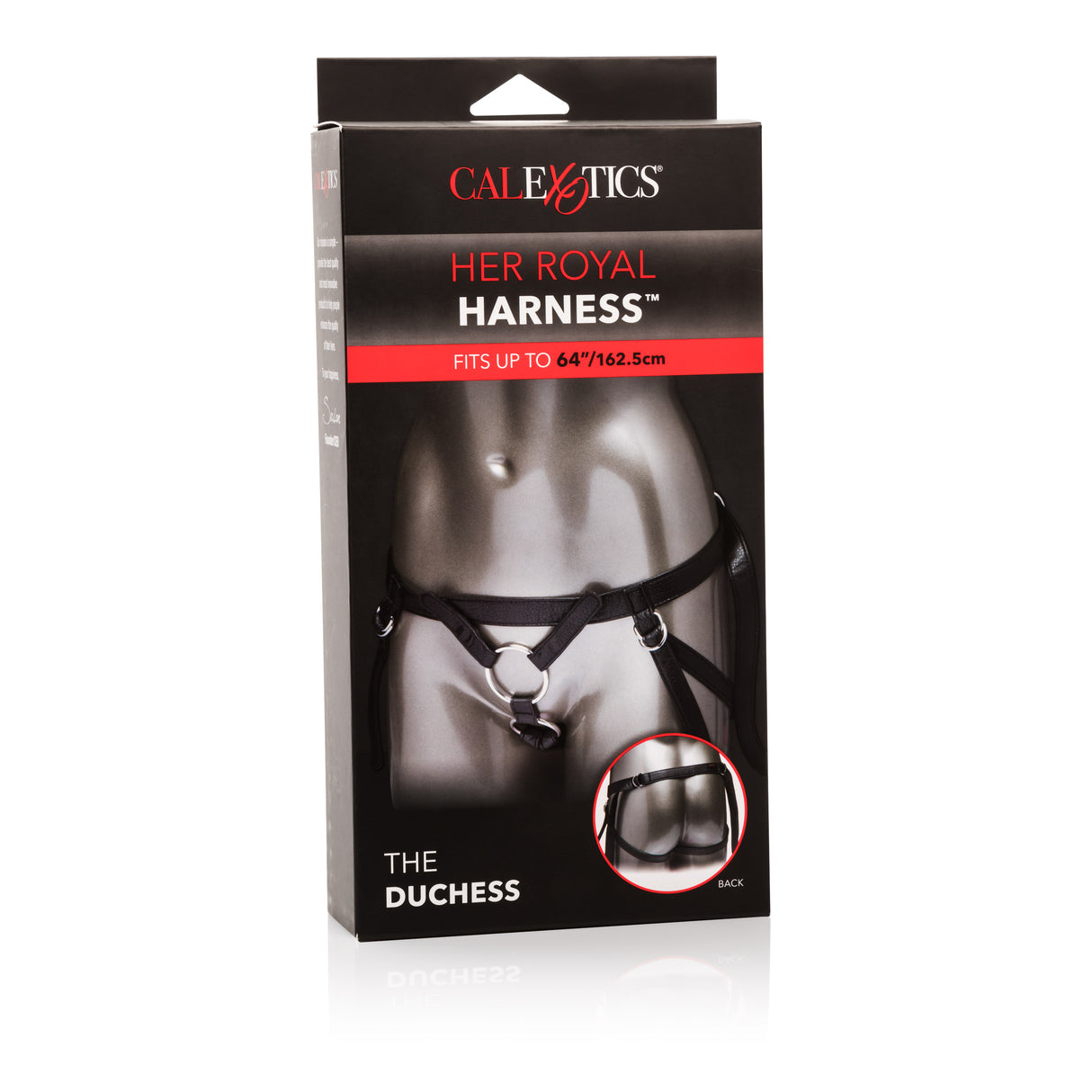 CalExotics Her Royal The Duchess Adjustable Vegan Leather Harness - SE1565103