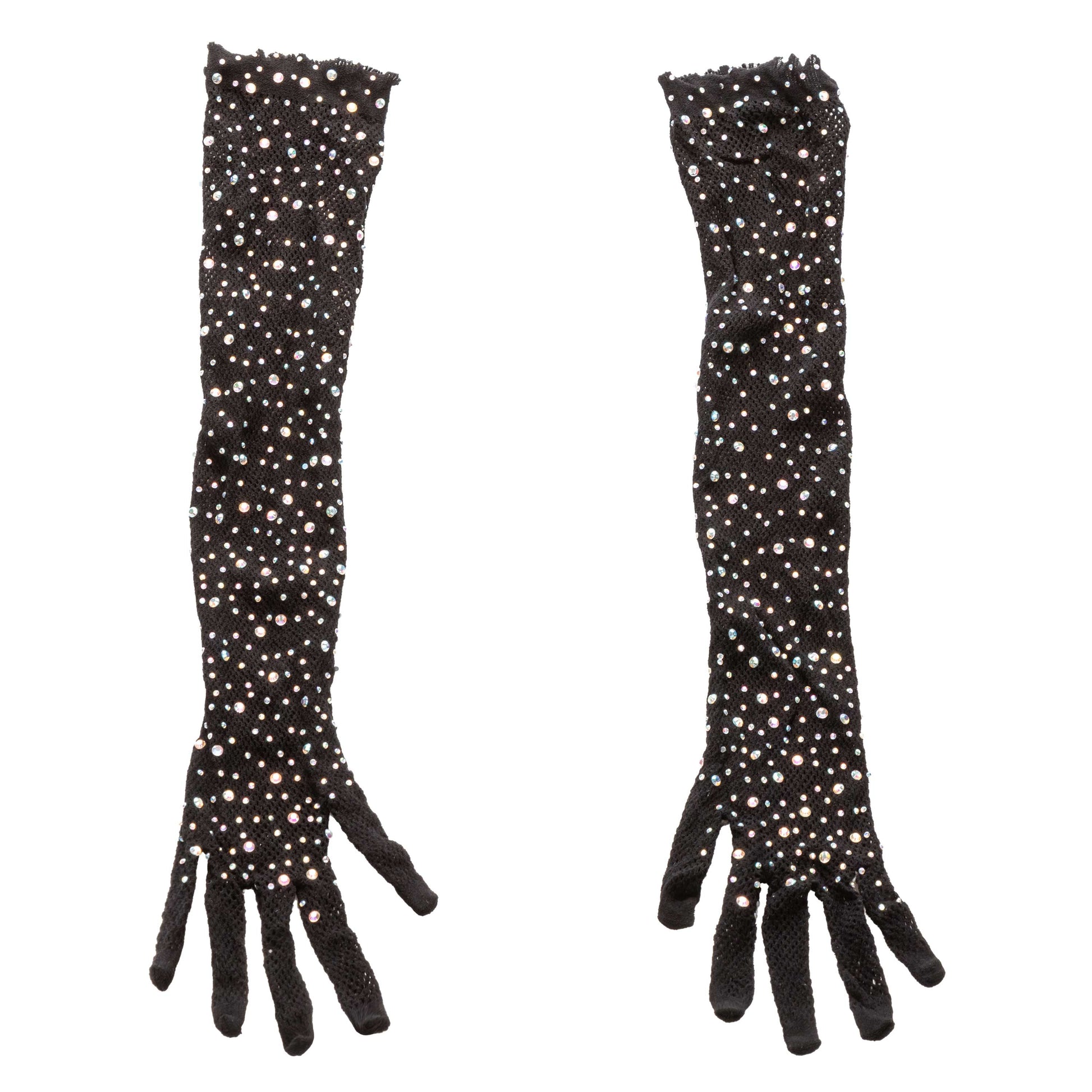 Radiance Full Length Gloves - Black by CalExotics