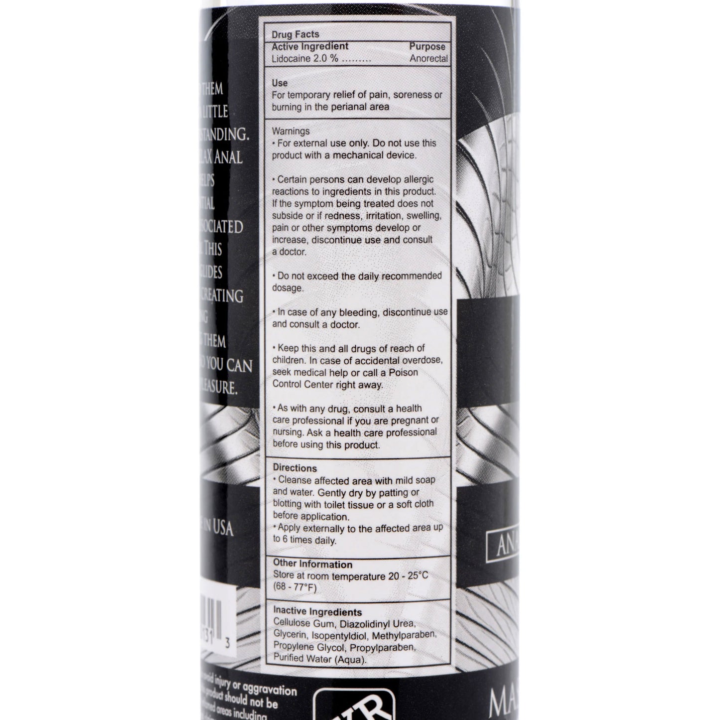 Ass Relax Lubricant Anal Desensitizer - 4.25 Fl. Oz. by XR Brands