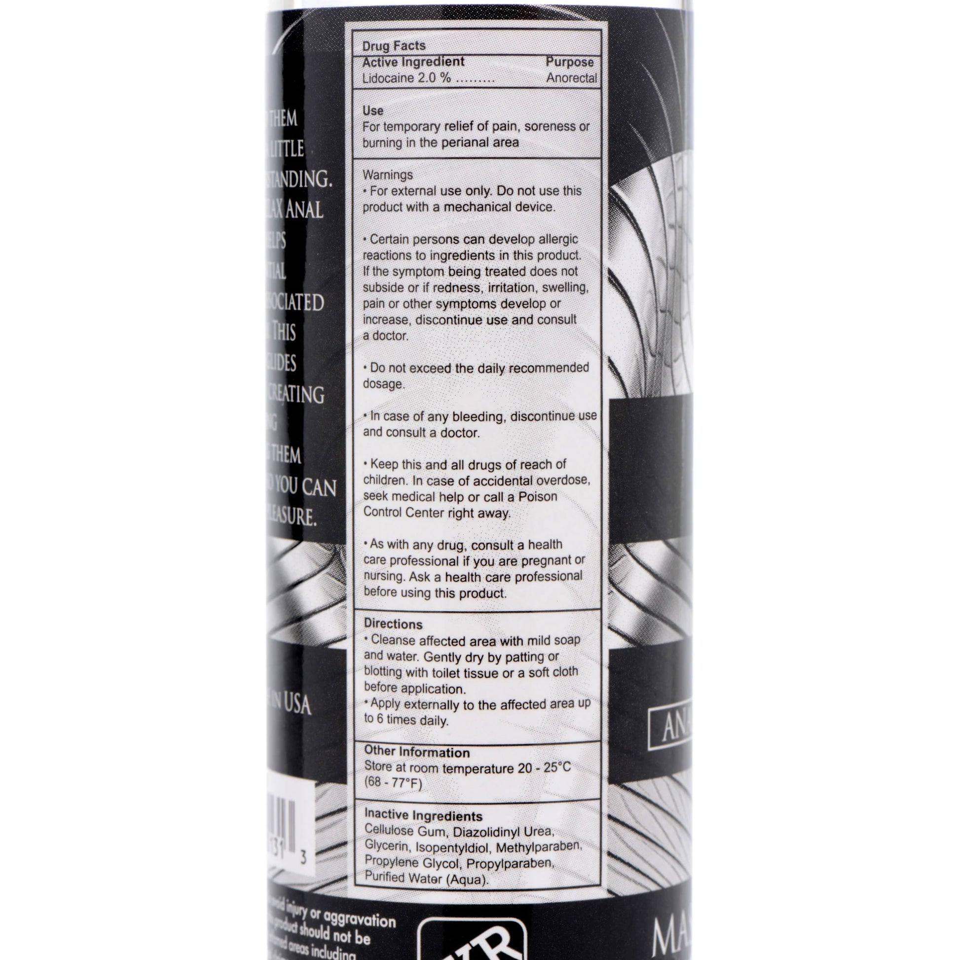 Ass Relax Lubricant Anal Desensitizer - 4.25 Fl. Oz. by XR Brands