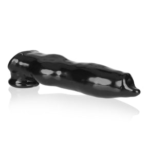 OXBALLS FIDO Cocksheath — FLEXtpr Sheath, Black, 9-inch - OX-3002-BLK