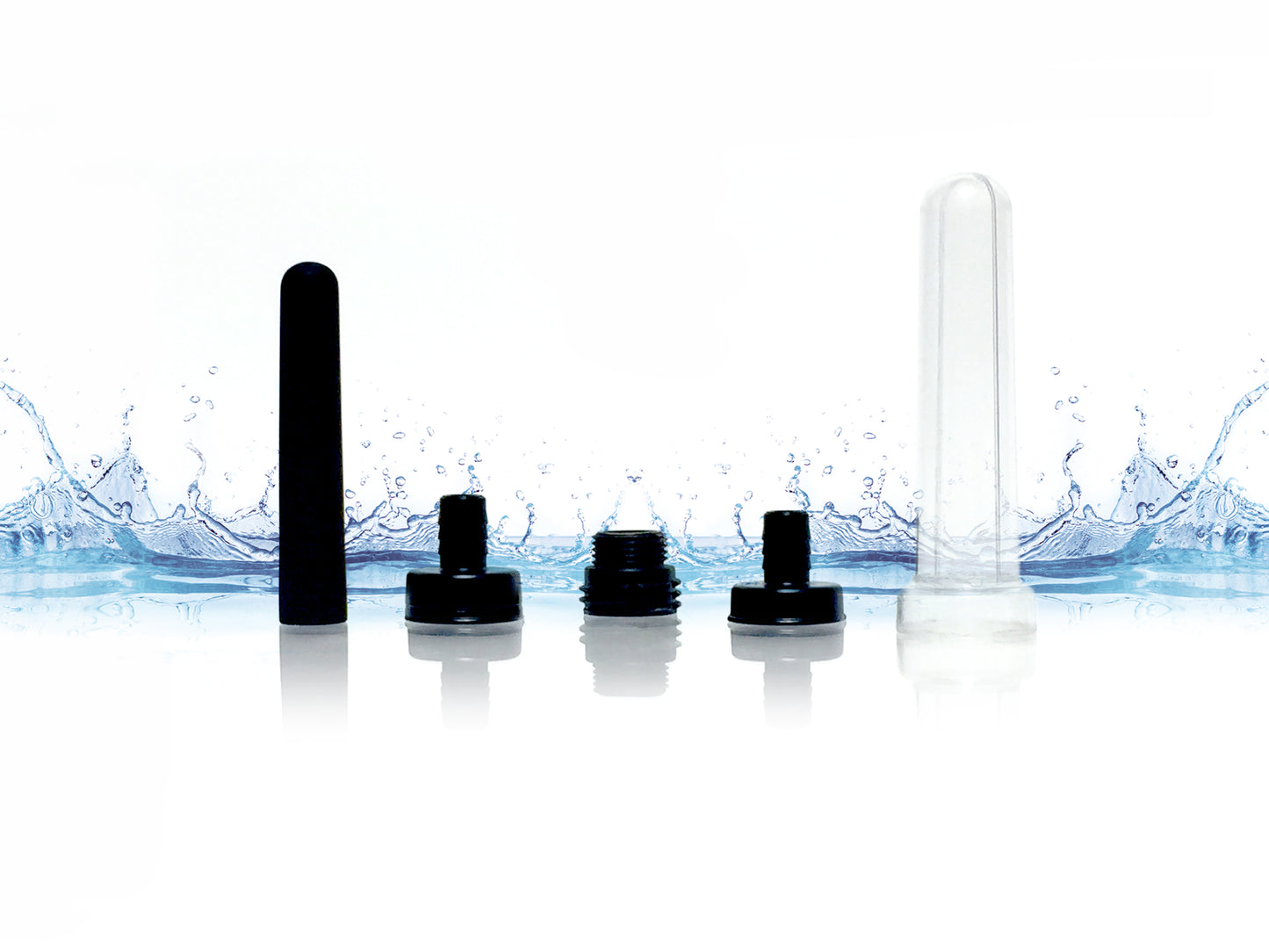 Boneyard the Skwer 5 Pc Water Bottle Douche Adapter Kit by Rascal