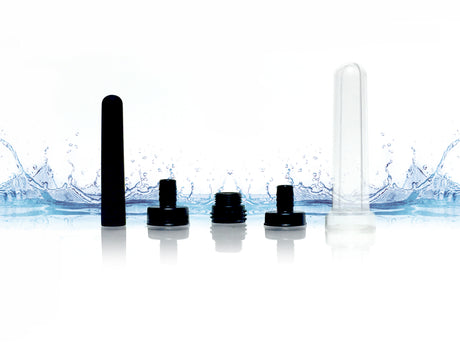 Rascal Skwer 5-Piece Water Bottle Douche Adapter Kit, 4" Nozzle - BY-0400