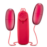 Blush B Yours Double Pop Eggs Twin Egg Vibrator — Cerise - BL-25500