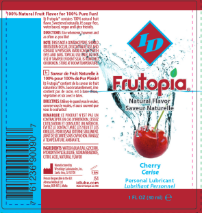 ID Frutopia Natural Flavor Cherry 1 Oz by I.D. Lubricants