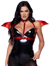 Leg Avenue Devil Wing Body Harness — Red (One Size) - LA-A2908OSRD