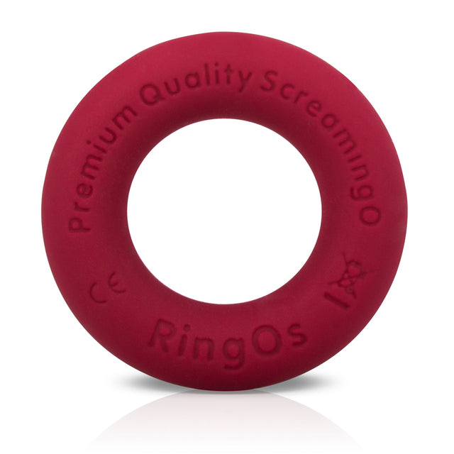 Screaming O RingO Ritz Liquid Silicone Cock Ring — Red - LSR-R-101E