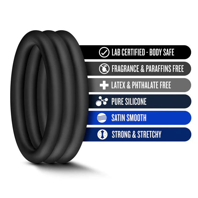 Performance Rings Vs1 - Medium - Black by Blush