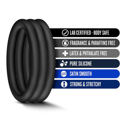 Performance Rings Vs1 - Medium - Black by Blush
