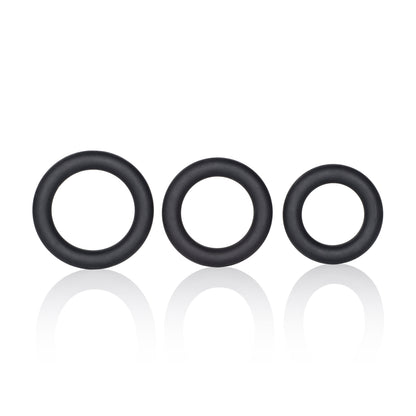 Dr. Joel Kaplan Silicone Support Rings - Black by CalExotics