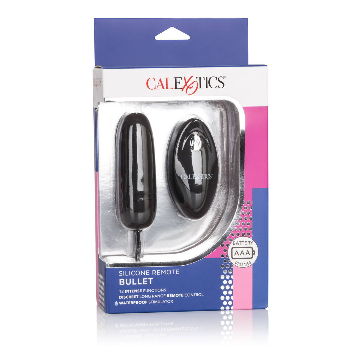 CalExotics Silicone Remote Bullet Vibrator, 12 Functions - SE0077103