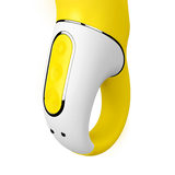 Satisfyer Yummy Sunshine Curved Silicone Vibrator, Yellow - SAT-YMMYSNSHNEV