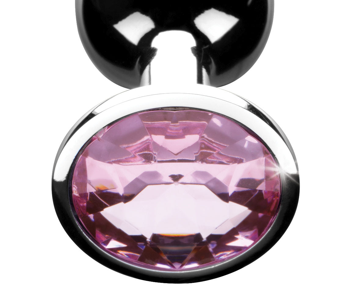 Pink Gem Anal Plug - Medium by XR Brands