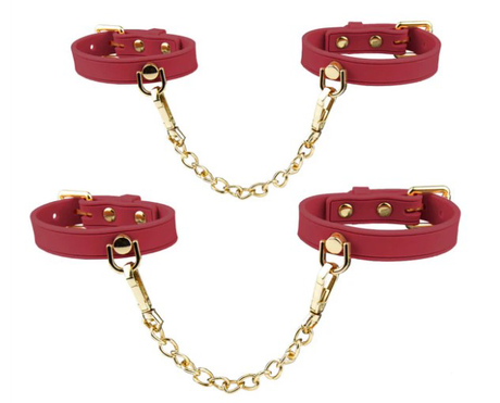 Temptasia Ardor Wrist and Ankle Restraints​ Red