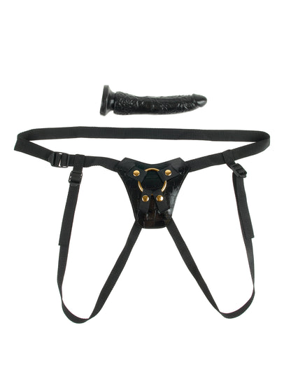 Fetish Fantasy Gold Designer Strap-on - Black by Pipedream