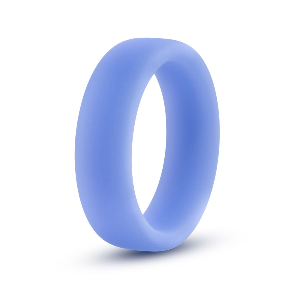 Blush Performance Silicone Glo Cock Ring — Blue Glow - BL-91167