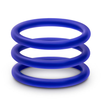 Performance - Vs1 Pure Premium Silicone Cockrings - Medium - Indigo by Blush