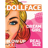 Hott Products Doll Face Inflatable Sex Doll — 5'2" PVC, 3 Openings - HTP3298