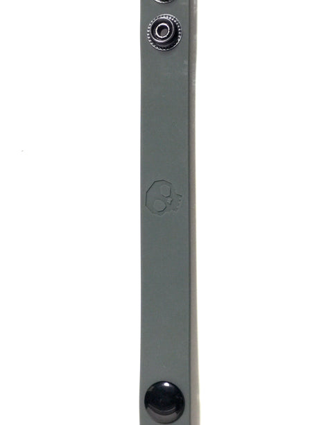 Rascal Boneyard 3-Snap Silicone Cock Strap - Gray - BY-0306