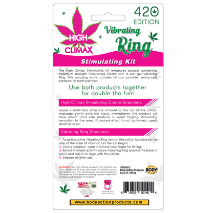 High Climax Vibrating Ring Stimulating Kit by Body Action