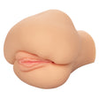 CalExotics Stroke It Side Banger — Ivory Dual-Chamber Masturbator, 8" x 9.25" - SE0913153