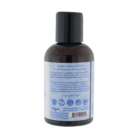 Sliquid Organics Natural Aloe-Based Personal Lubricant, 4.2 fl oz - SLIQ042