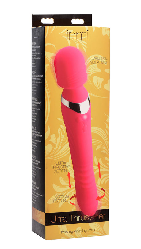 Ultra Thrusting and Vibrating Silicone Wand by XR Brands