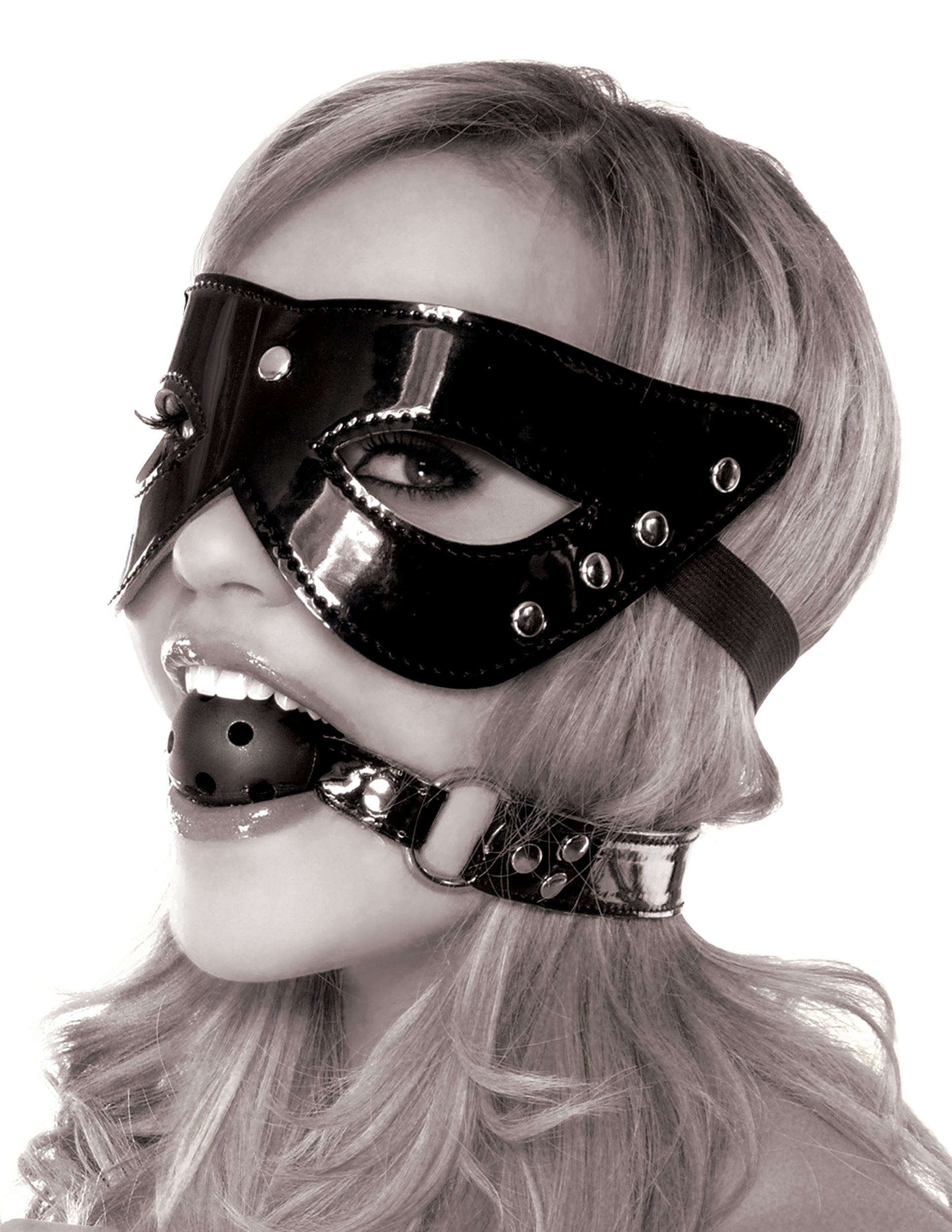 Fetish Fantasy Limited Edition Masquerade Mask and Ball Gag by Pipedream