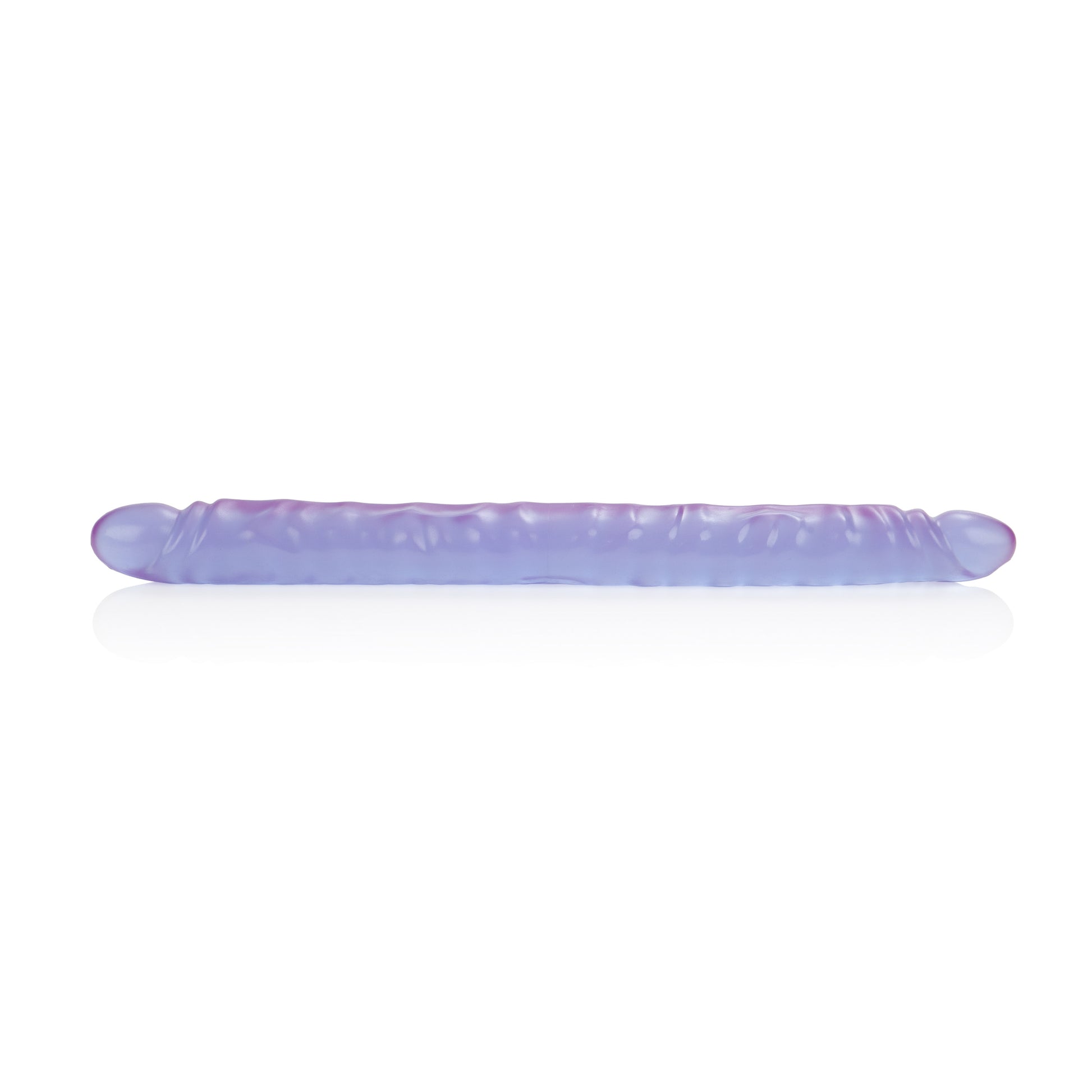Slim Jim Duo 17 Inches Veined Super Slim Dong - Purple by CalExotics