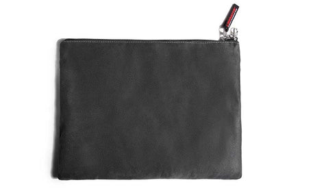 Liberator Zappa Toy Bag — Grey Microsuede, 13.5 x 11 in - L7970