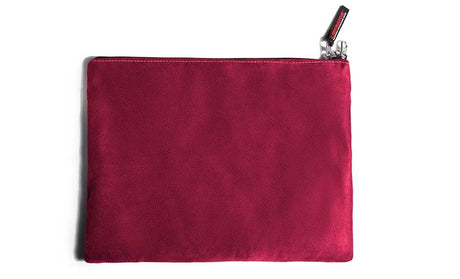 Liberator Zappa Toy Bag — Cherry Microsuede, 13.5 x 11 in - L7918