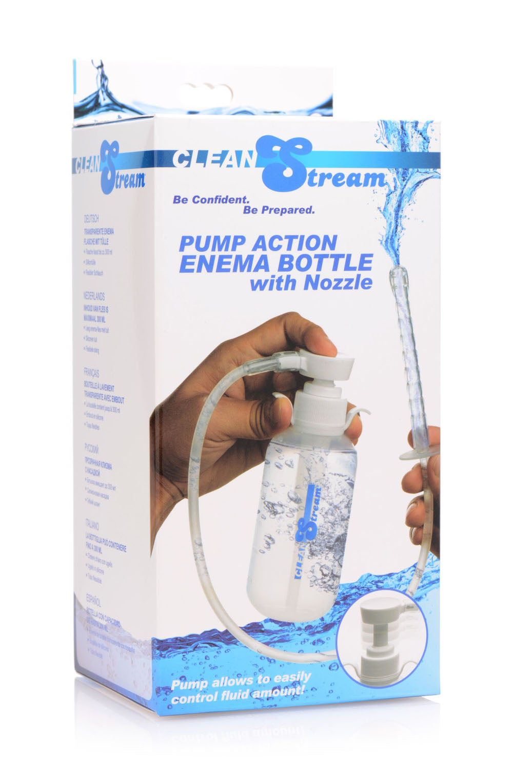 Pump Action Enema Bottle With Nozzle by XR Brands