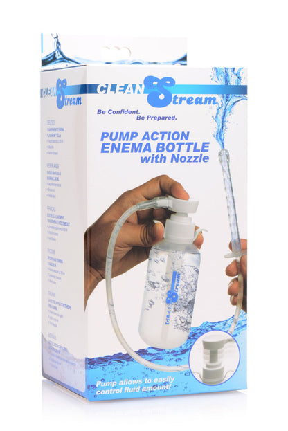 Pump Action Enema Bottle With Nozzle by XR Brands