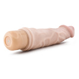 Blush Dr. Skin Cock Vibe 6 Realistic Vibrator — Beige, 9 in - BL-11313